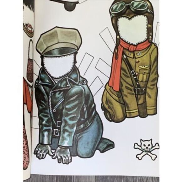 CAT'S CLOSET KITTY CUT UPS CUT OUT WARDROBE BROWN DAVID ELDER FIRESIDE 1982. - Picture 4 of 4